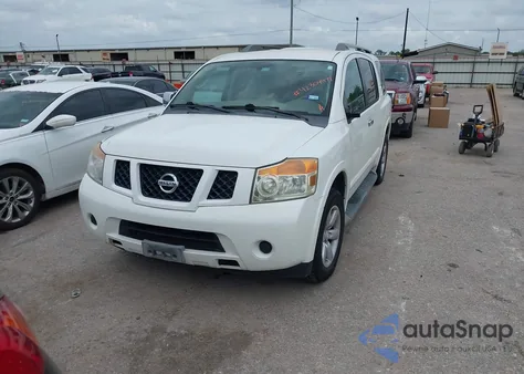 2010 Nissan Armada Se из США, поврежденный, VIN 5N1BA0ND3AN604093